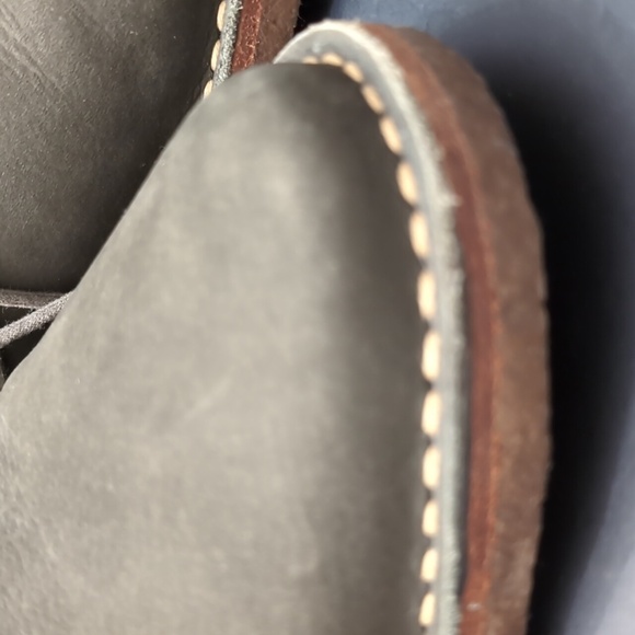 Johnston & Murphy Men's Gray Donnelson Plain Toe Chukka Boots,Size 9M. - Picture 5 of 10